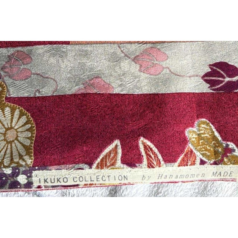 Ikuko Collection Fabric by Hanamomen Japanese Floral Dragonflies 1 yd - Picture 4 of 4